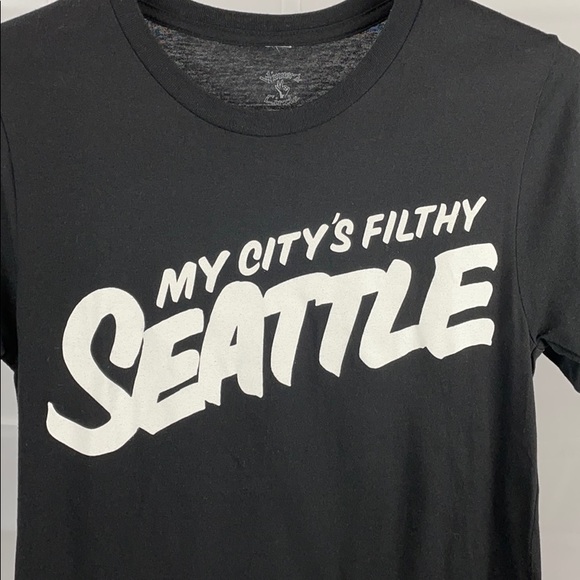 Macklemore Seattle Black Tee - Picture 2 of 4